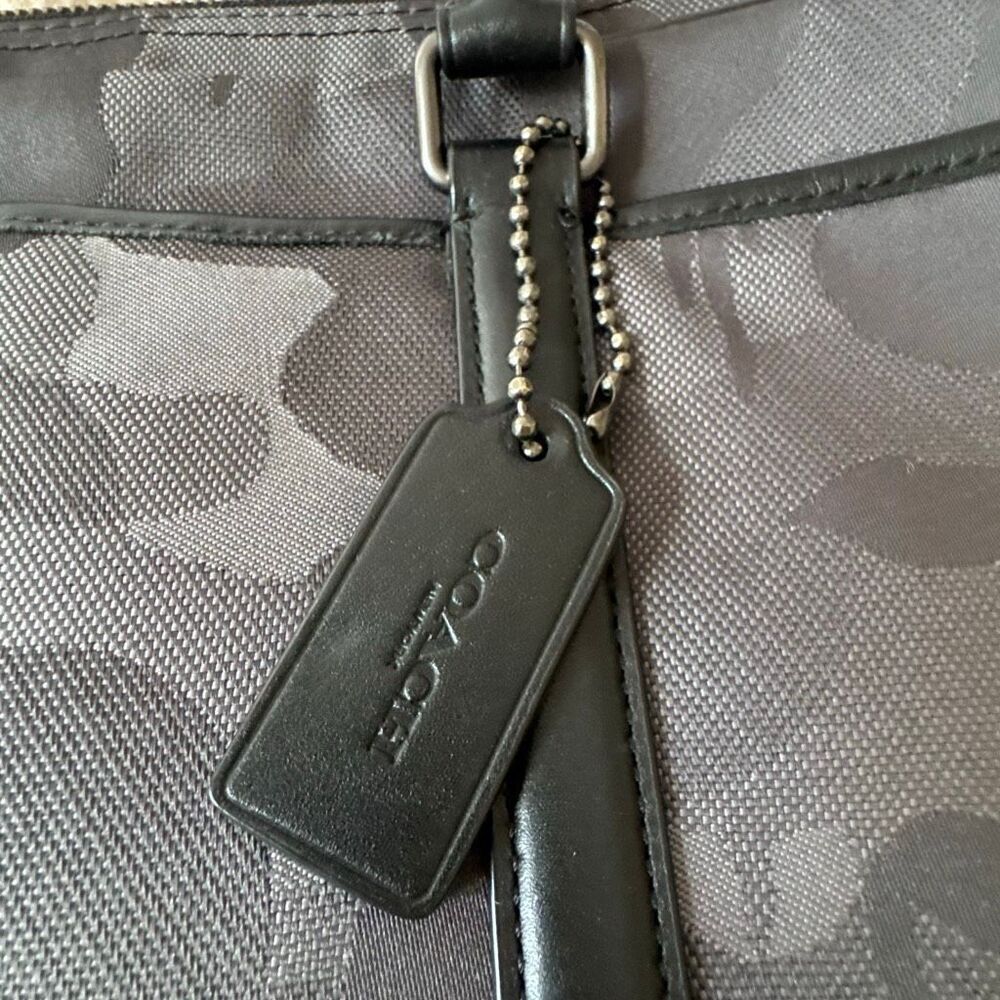 Coach Metropolitan Slim Briefcase With Camo Print - Picture 9 of 16
